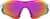 Front view of Zunnies - Wrap-Around Shield Sunglasses 1010830 in White with Rose Gold Mirror thumbnail