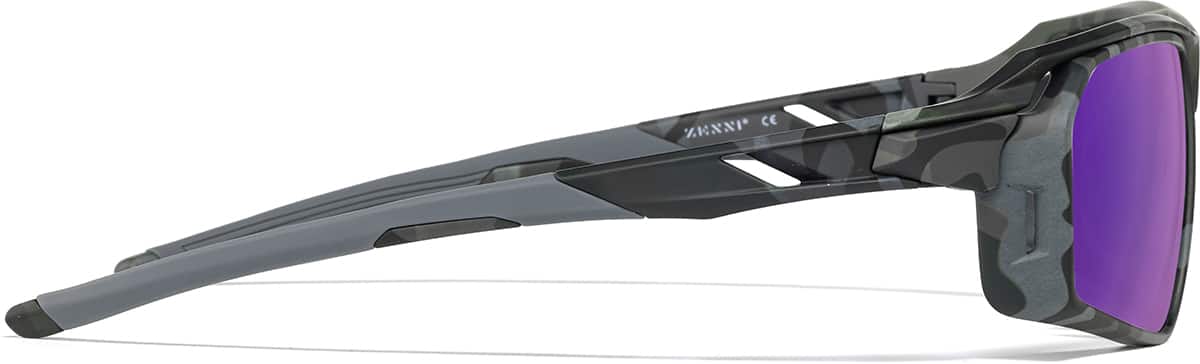 Side view of Zunnies - Active Wrap-Around Sunglasses 1010912 in Pattern