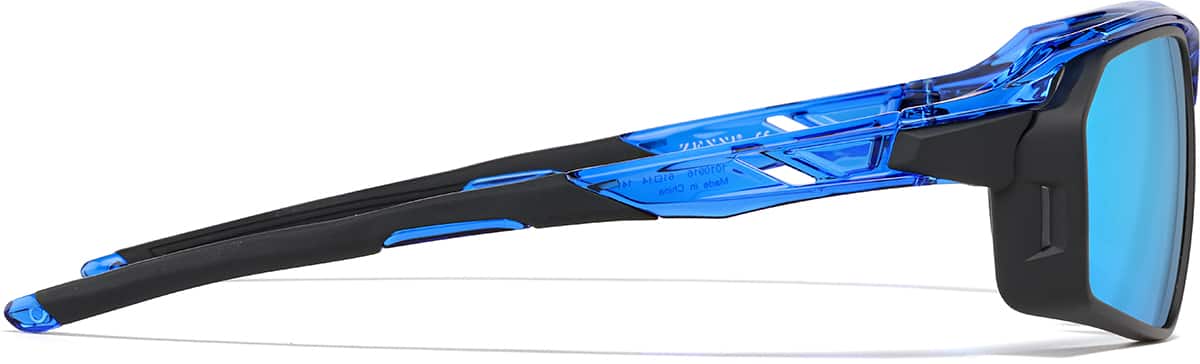 Side view of Zunnies - Active Wrap-Around Sunglasses 1010916 in Blue