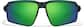Front view of Zunnies - Active Wrap-Around Sunglasses 1010924 in Green thumbnail