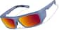 Angle view of Zunnies - Rectangle Sunglasses 1011216 in Blue thumbnail
