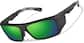Angle view of Zunnies - Rectangle Sunglasses 1011221 in Black thumbnail