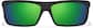 Front view of Zunnies - Rectangle Sunglasses 1011221 in Black thumbnail