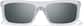 Front view of Zunnies - Rectangle Sunglasses 1011223 in Clear thumbnail
