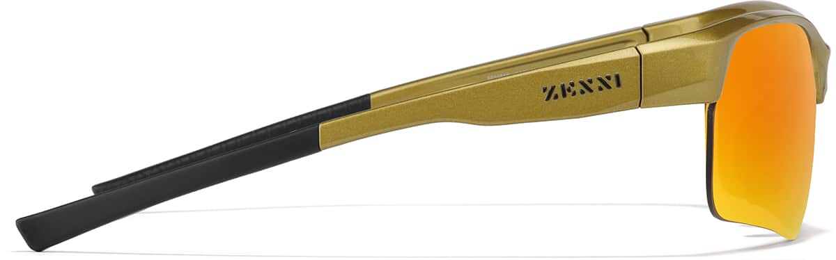Side view of Zunnies - Wrap-Around Sunglasses 1011615 in Brown