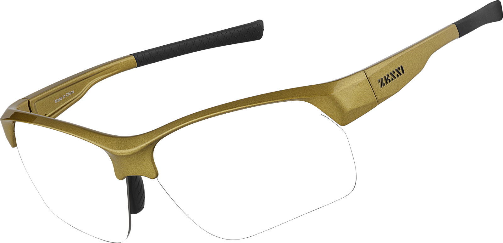 Angle view of Zunnies - Wrap-Around Sunglasses 1011615 in Brown