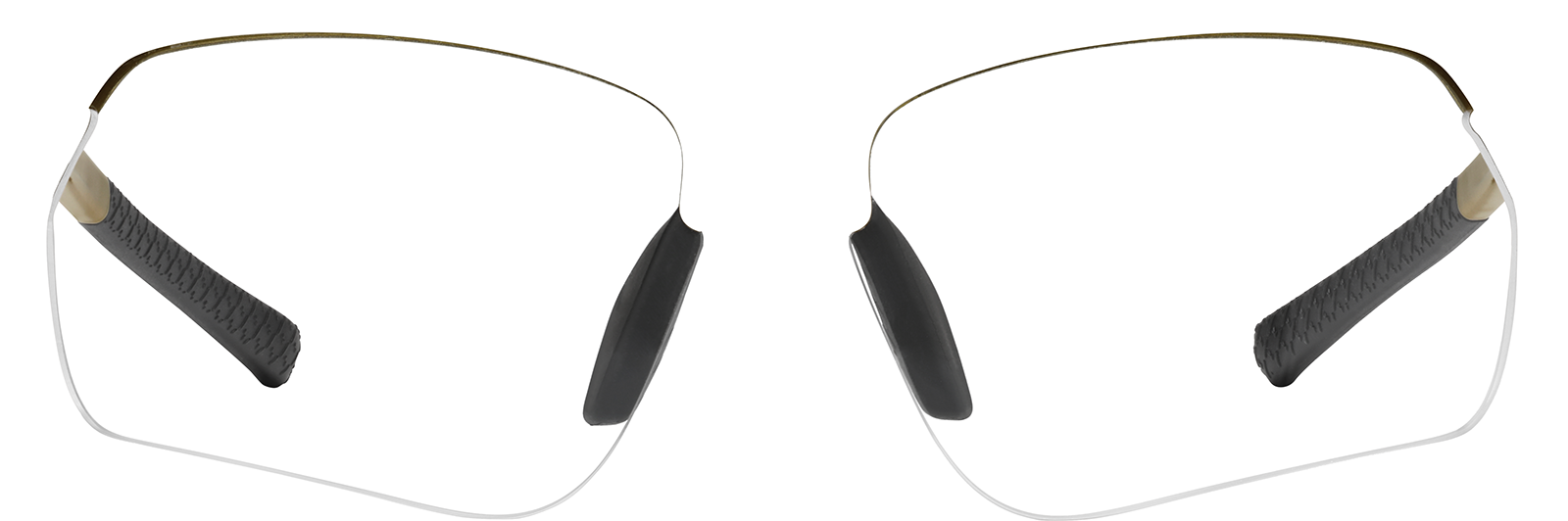 Front view of Zunnies - Wrap-Around Sunglasses 1011615 in Brown
