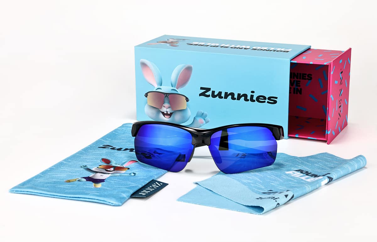 Image of Zunnies - Wrap-Around Sunglasses