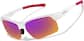 Angle view of Zunnies - Wrap-Around Sunglasses 1011630 in White thumbnail