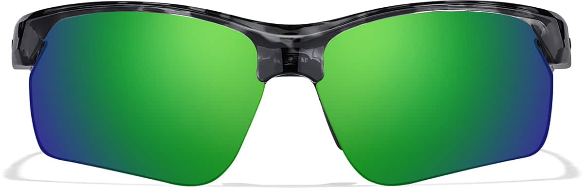 Front view of Zunnies - Wrap-Around Sunglasses 1011639 in Pattern