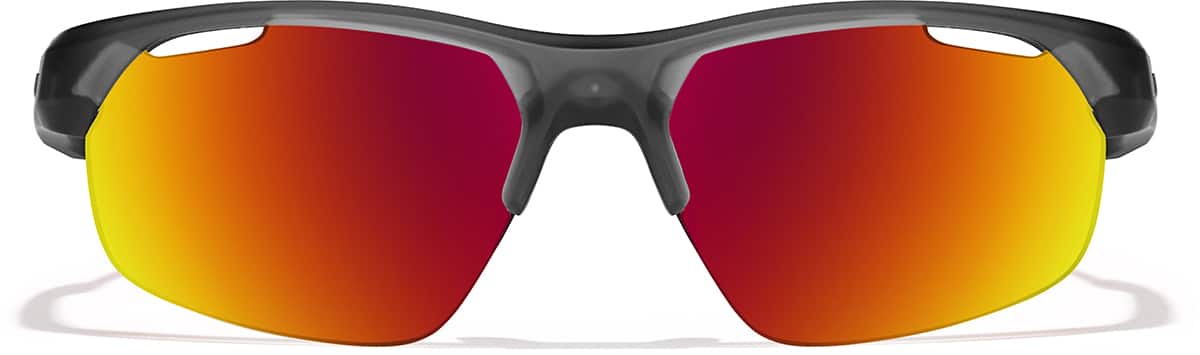 Front view of Zunnies - Wrap-Around Sunglasses 1011712 in Gray