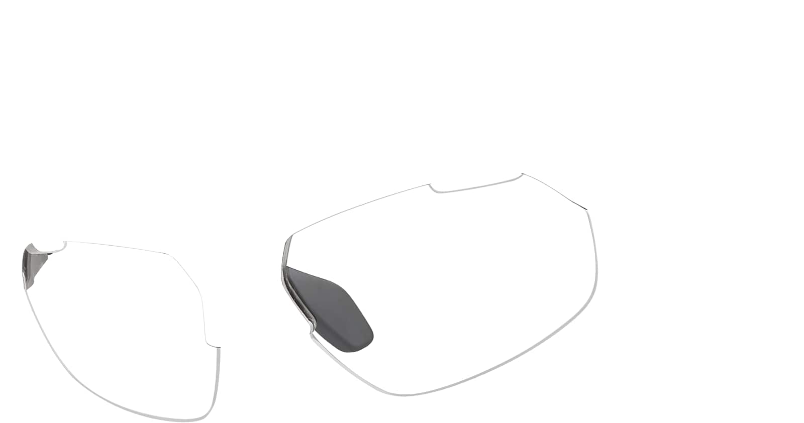 Angle view of Zunnies - Wrap-Around Sunglasses 1011712 in Gray