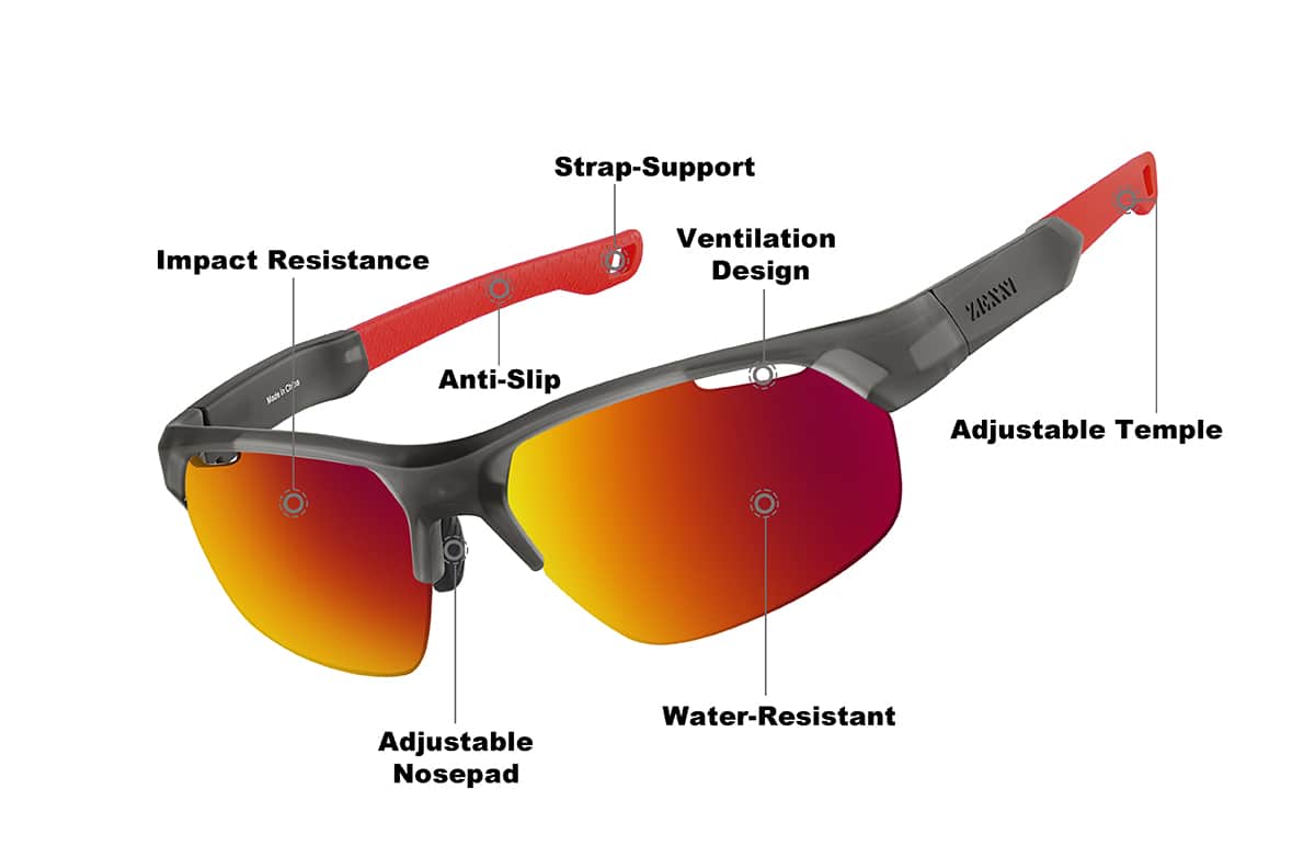 Image of Zunnies - Wrap-Around Sunglasses