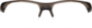 Front view of Zunnies - Wrap-Around Sunglasses 1011715 in Brown thumbnail