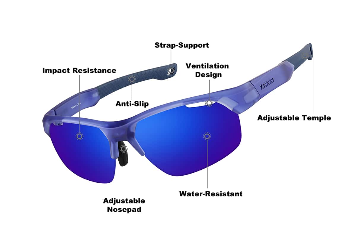 Zunnies - Wrap-Around Sunglasses 10117