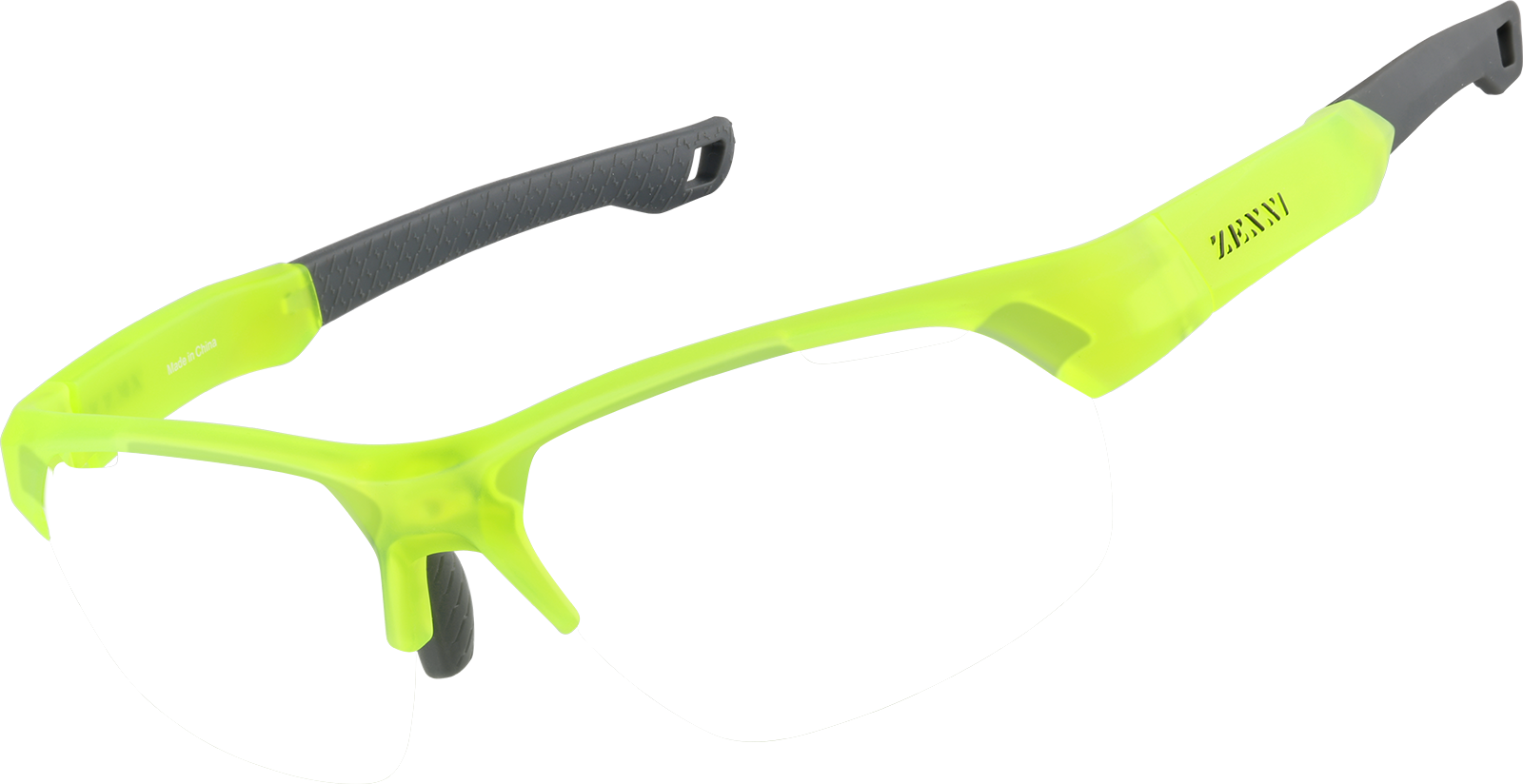 Angle view of Zunnies - Wrap-Around Sunglasses 1011722 in Yellow