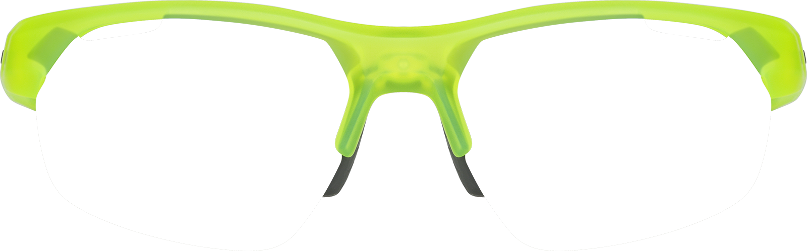 Front view of Zunnies - Wrap-Around Sunglasses 1011722 in Yellow