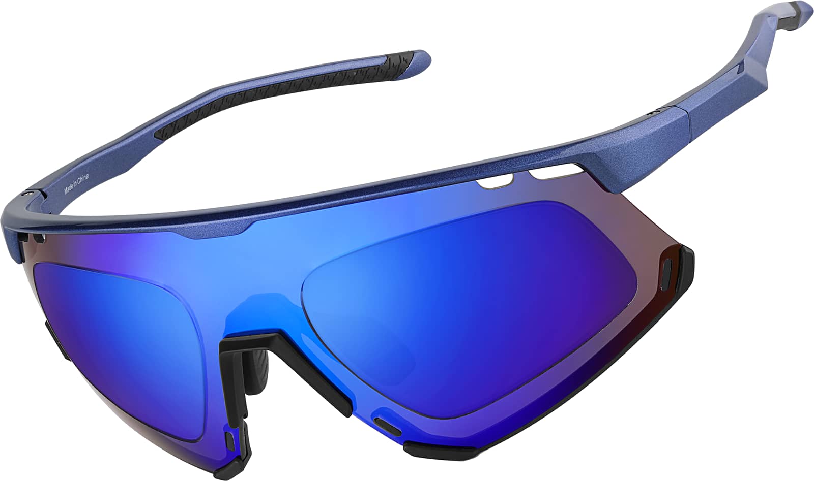 Angle view of Zunnies - Sports Sunglasses 1011816 in Blue