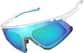 Angle view of Zunnies - Sports Sunglasses 1011830 in White thumbnail
