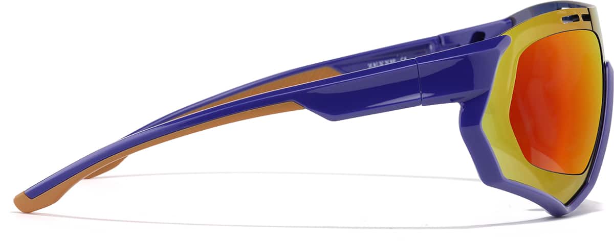 Side view of Zunnies -Wrap-Around Sunglasses 1011916 in Blue