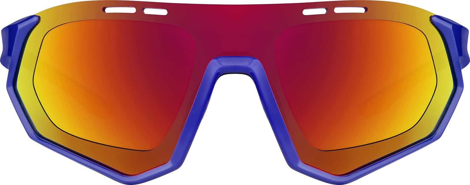 Front view of Zunnies -Wrap-Around Sunglasses 1011916 in Blue