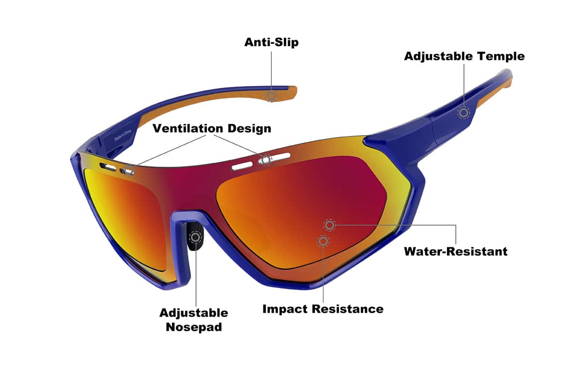 Image of Zunnies -Wrap-Around Sunglasses