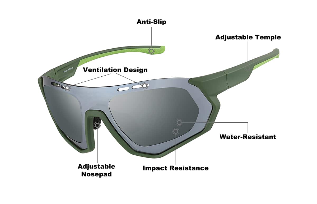 Image of Zunnies -Wrap-Around Sunglasses