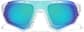 Front view of Zunnies -Wrap-Around Sunglasses 1011930 in White thumbnail