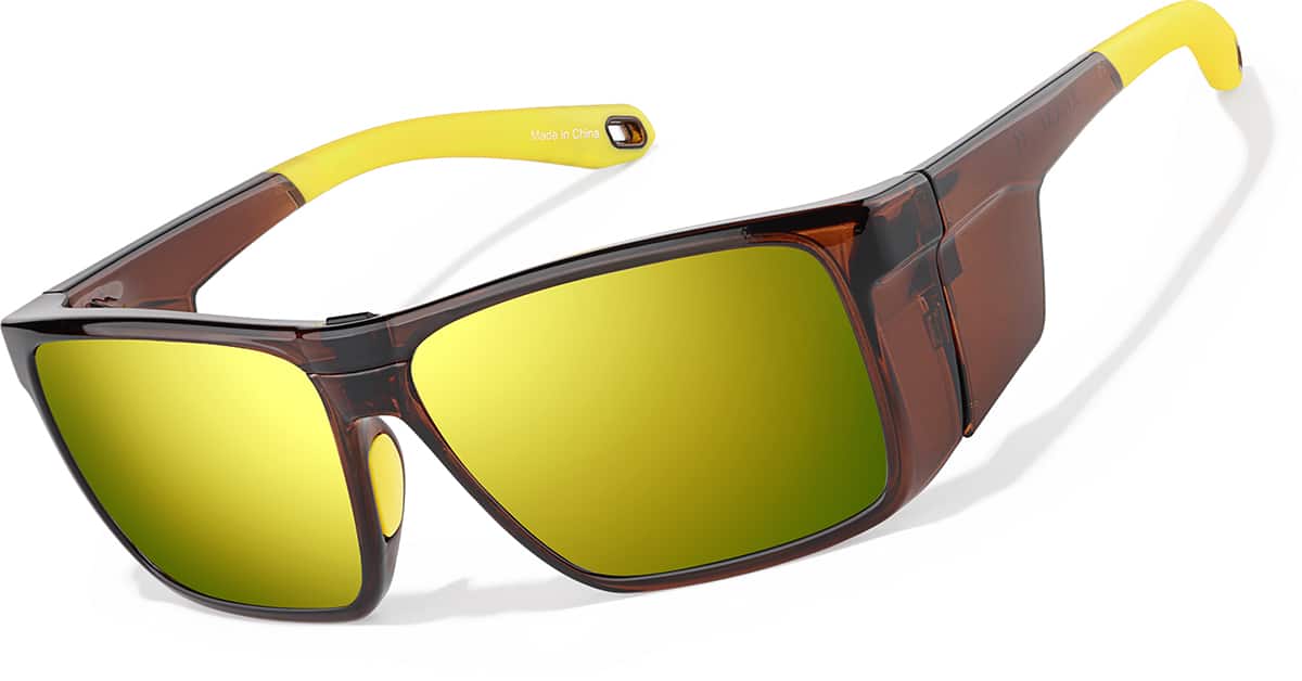 Brown Zunnies - Square Sunglasses #1012015 | Zenni Optical