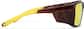 Side view of Zunnies - Lentes de Sol cuadrados 1012015 in Brown thumbnail