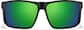 Front view of Zunnies - Lunettes de soleil carrées 1012021 in Noir thumbnail