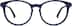 Round Glasses 101216 in Blue