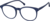 Angle view of Round Glasses 101216 in Blue thumbnail