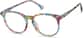 Angle view of Round Glasses 101229 in Sea Glass thumbnail