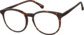 Angle view of Round Glasses 101235 in Tortoiseshell thumbnail