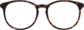 Front view of Round Glasses 101235 in Tortoiseshell thumbnail