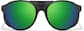 Front view of Zunnies - Round Sports Sunglasses 1012421 in Black thumbnail