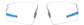 Front view of Outrider - Wrap-around Sunglasses 1012616 in Blue thumbnail