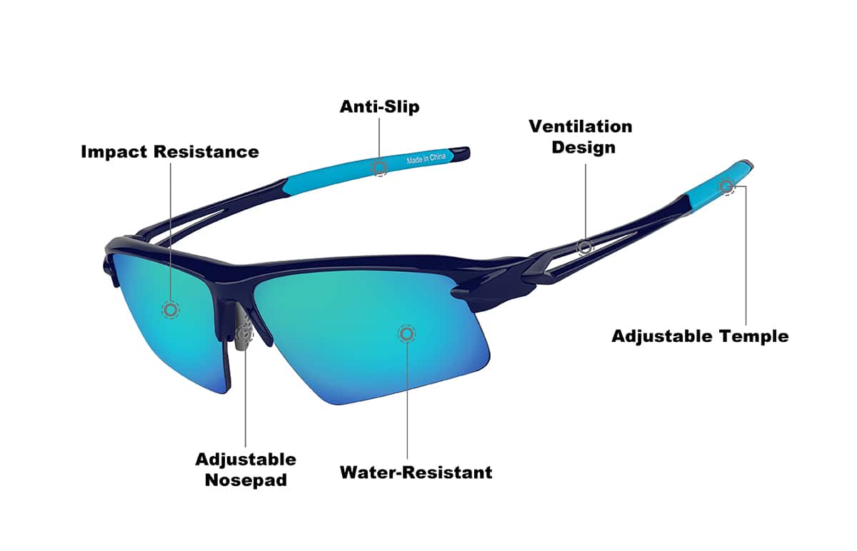 Image of Outrider - Wrap-around Sunglasses