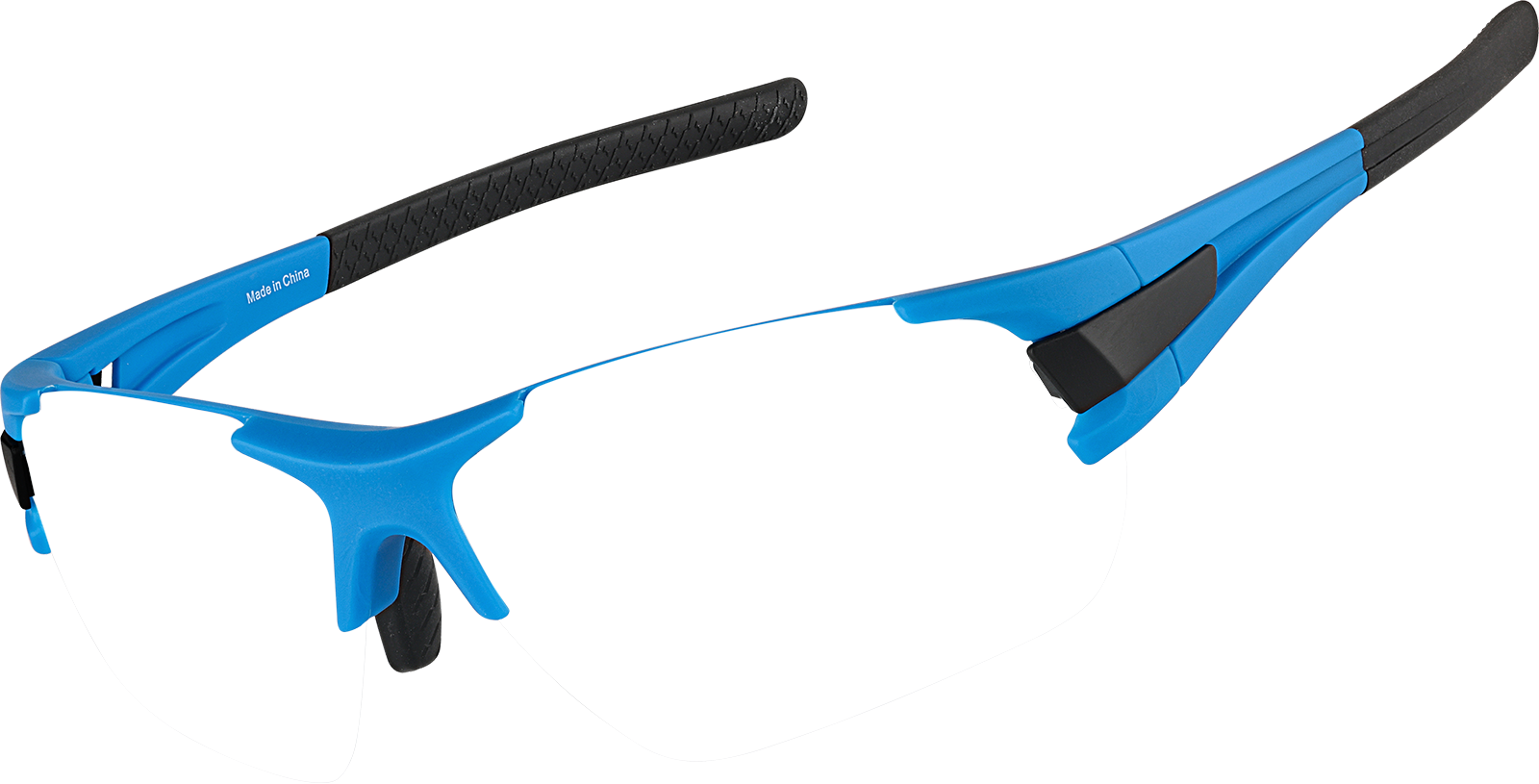 Angle view of Zunnies - Wrap-Around Sunglasses 1012716 in Blue