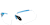 Angle view of Zunnies - Wrap-Around Sunglasses 1012716 in Blue thumbnail