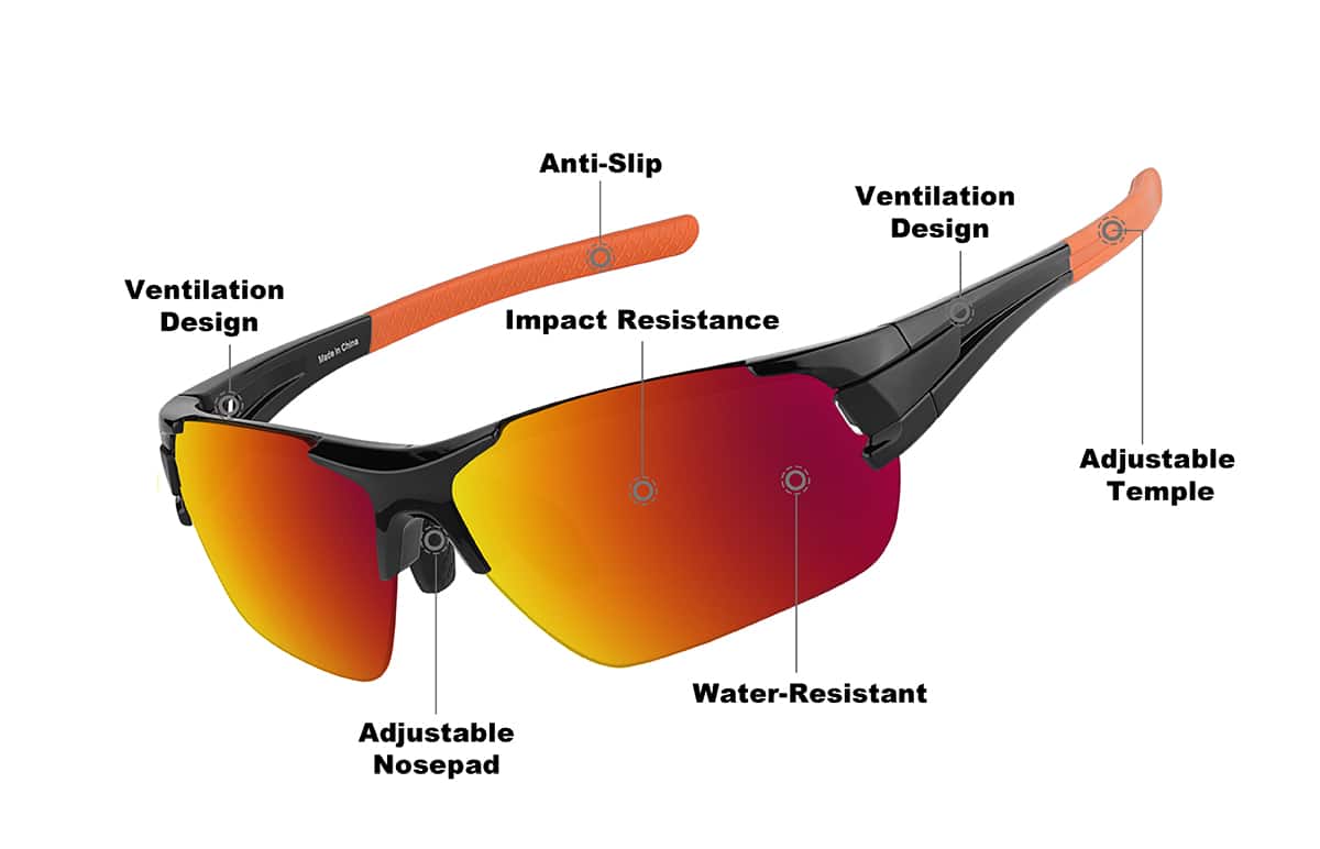 Black Zunnies - Wrap-Around Sunglasses #1012721 | Zenni Optical