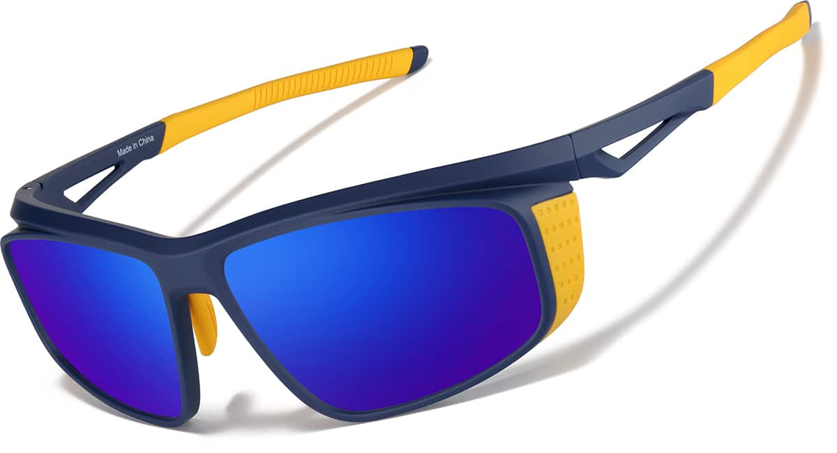 Black Zunnies -Wrap-Around Sports Sunglasses #1012821 | Zenni