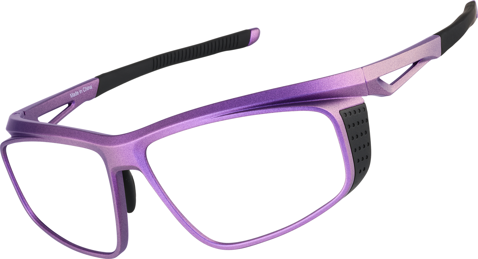Angle view of Zunnies -Wrap-Around Sports Sunglasses 1012817 in Purple