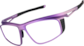Angle view of Zunnies -Wrap-Around Sports Sunglasses 1012817 in Purple thumbnail