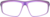 Front view of Zunnies -Wrap-Around Sports Sunglasses 1012817 in Purple thumbnail