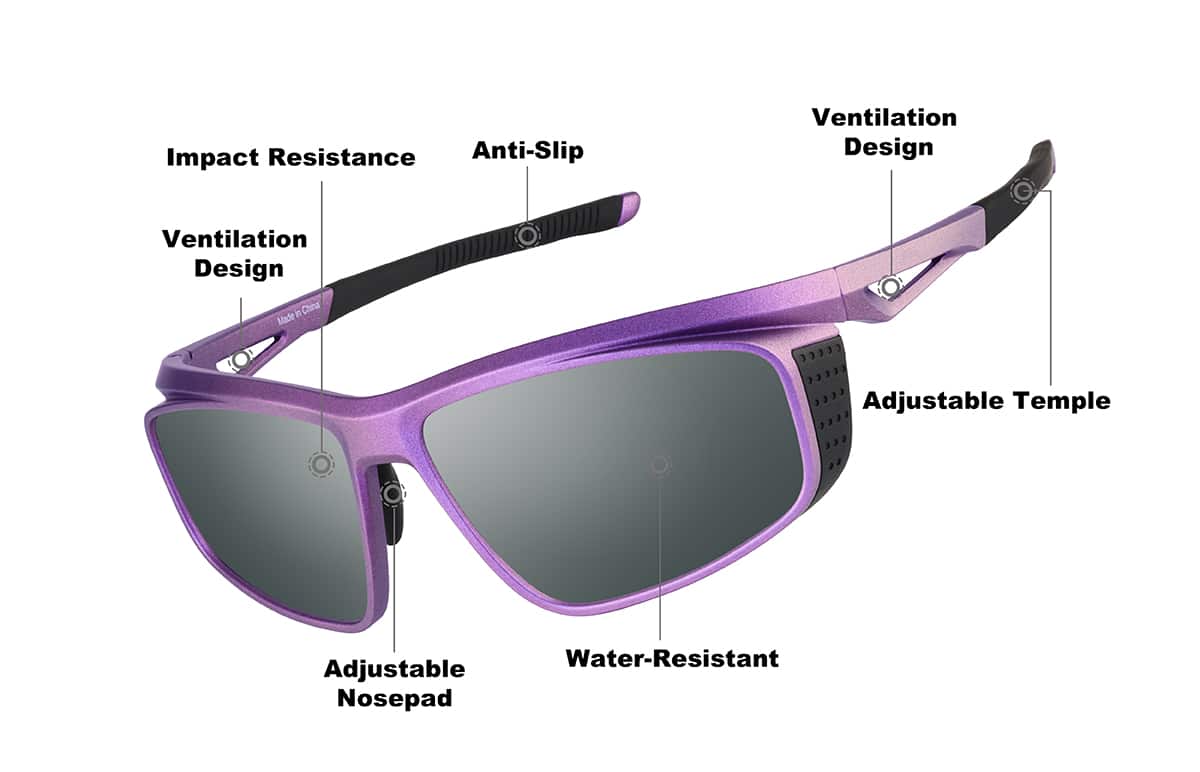 Image of Zunnies -Wrap-Around Sports Sunglasses