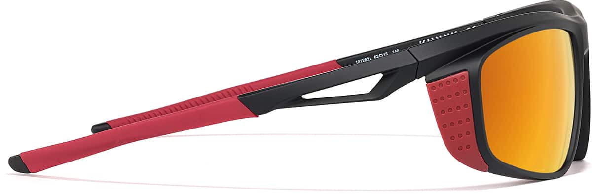 Side view of Zunnies -Wrap-Around Sports Sunglasses 1012821 in Black