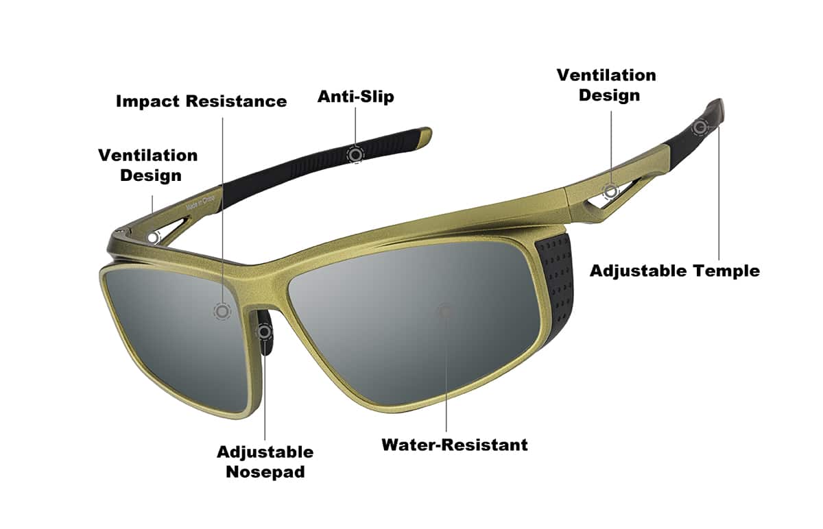 Image of Zunnies -Wrap-Around Sports Sunglasses