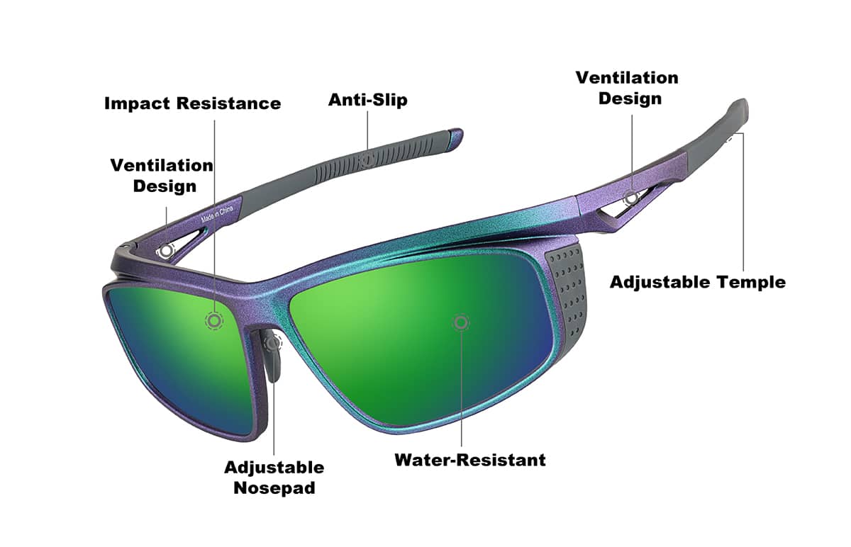Image of Zunnies -Wrap-Around Sports Sunglasses